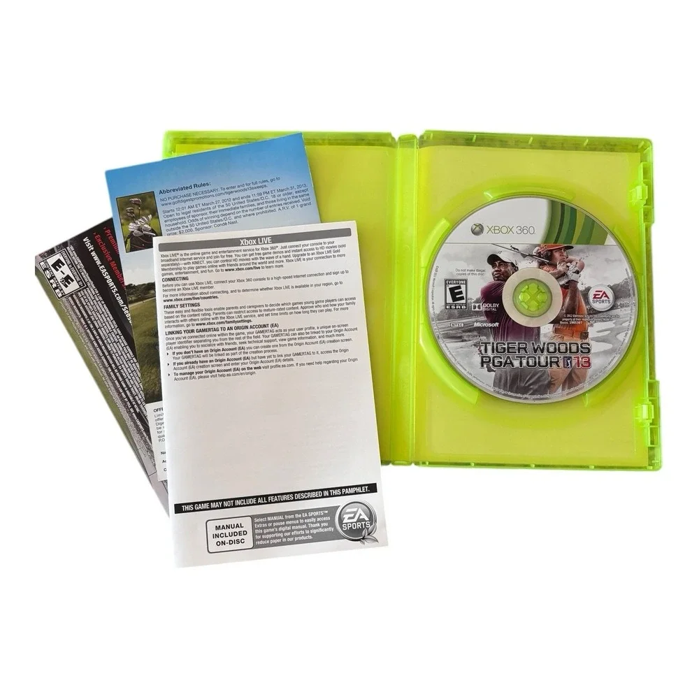 Tiger Woods PGA Tour 13 Includes the Masters XBOX 360 Video Game‎